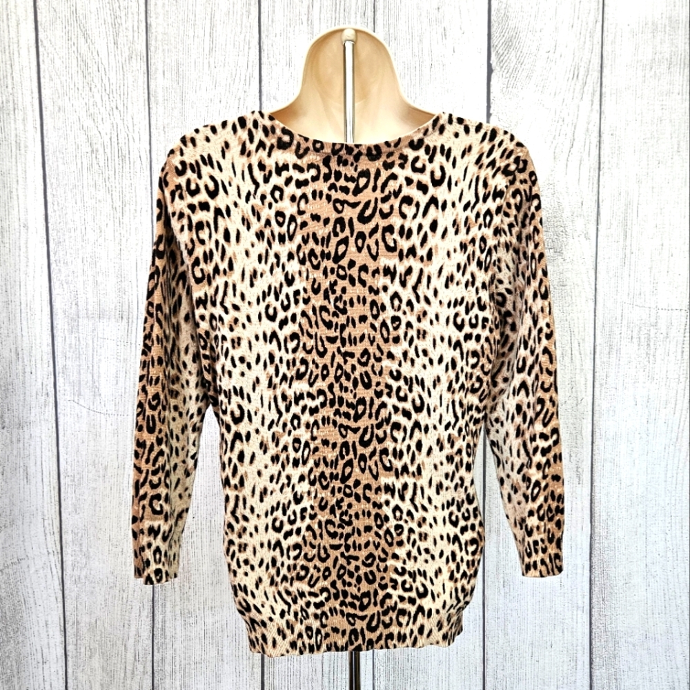 Joseph A Leopard Print Cardigan - Picture 6 of 11